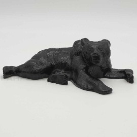 Чугунная скульптура медведь. Касли