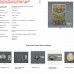 Серебряный портсигар 84 пробы с эмалями. ДС