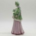 Фарфоровая статуэтка "Лебедушка" (Плясунья в зеленом полушубке). Дулево