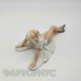 Фарфоровая статуэтка "Сидящая девушка". ShauBach Kunst Германия