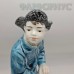 Фаянсовая статуэтка "Мальчик со снежком". ЗиК Фаянсовая статуэтка "Мальчик со снежком". ЗиК