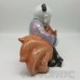 Антикварная статуэтка "Китаец с рыбой"