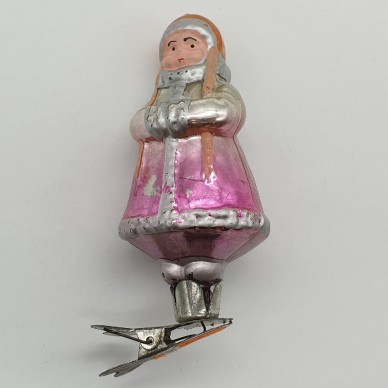 Ёлочная игрушка советского периода "Снегурочка"