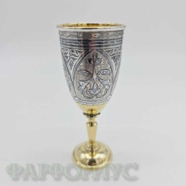 Серебряная рюмка Кубачи. 875 пробы 