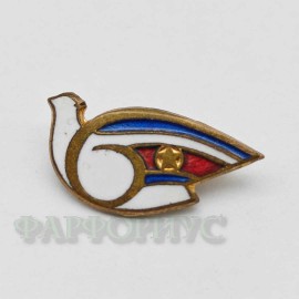 Знак VI фестиваль 1957 года. Голубь мира
