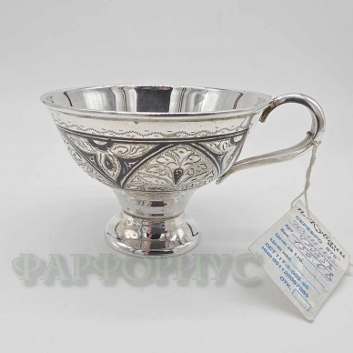 Серебряная чашка Кубачи 875 пробы