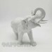 Фарфоровая статуэтка "Слон" (Белый). ЛФЗ