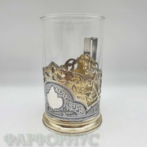 Серебряный подстаканник 875 пробы